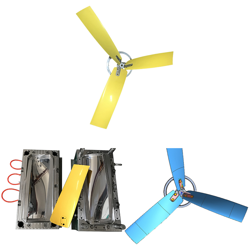 Mold cu lame ventilator