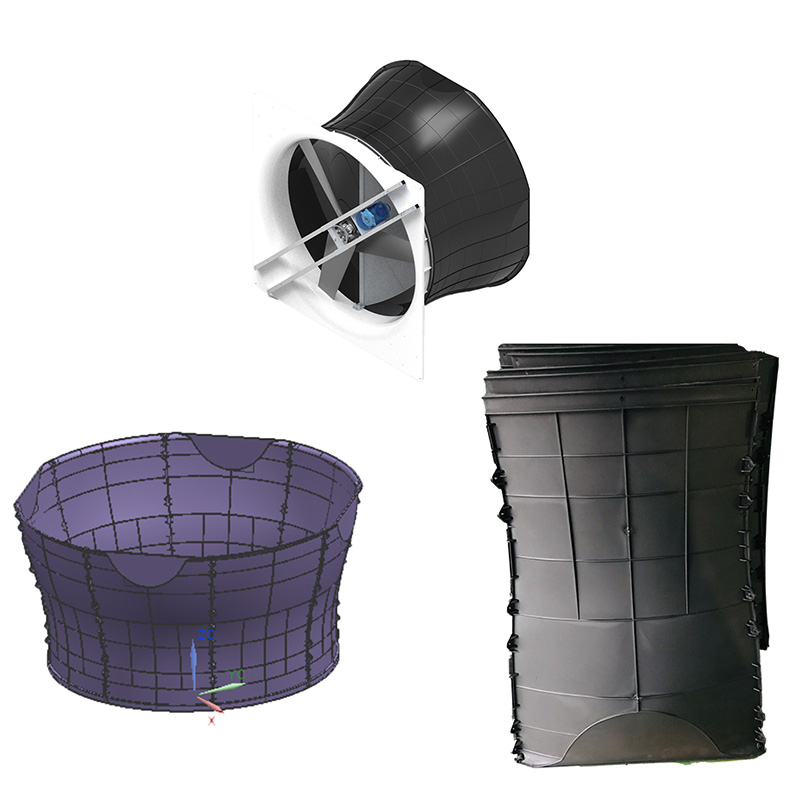 Matriță conică ventilatoare industrială